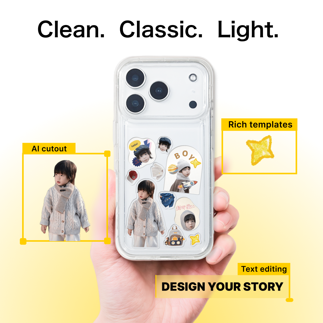 WOWCASE Clear Flex Case